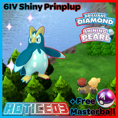 6IV Shiny Prinplup Pokemon Brilliant Diamond Shining Pearl