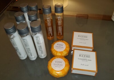 Essential Elements Bathe SHAMPOO Conditioner travel size lot 13 SKINCARE LOTION