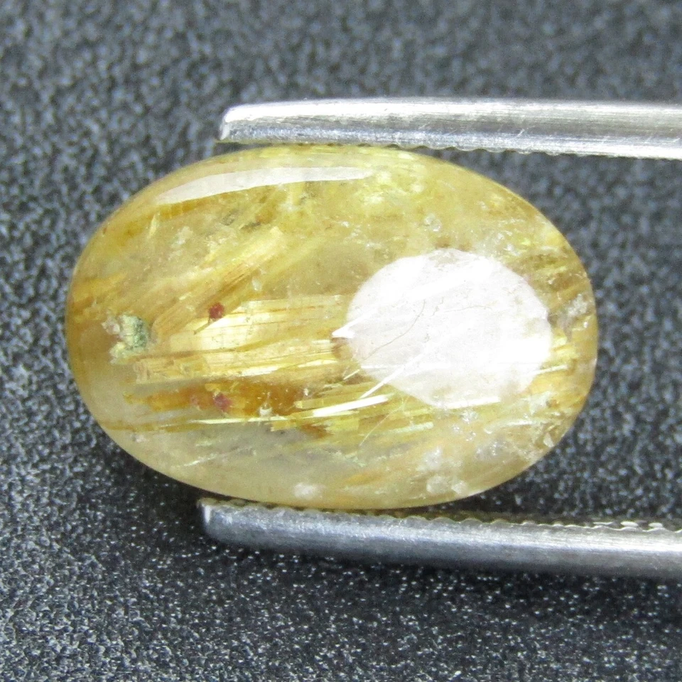 10.31Cts Striking Natural Rutilated Quartz Oval Shape loose Brazil Gemstone--VDO - Image 3 of 4