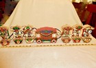 Mr Christmas Holiday Carousel MISIC Box, LIGHTS & Six MOVING Horses — photo 1