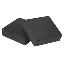 Rubber Bench Block 4"x4"x1.2" 4 Pack Square Stamping Base for Jewelers Hammer...
