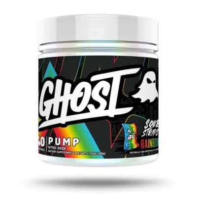 Ghost Pump V2 340g   Stim-Free Pre-Workout, L-Citrullin, NO3-T , Mega Pump Boost