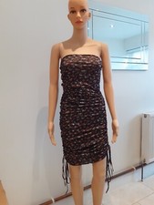 Free People Bodycon Dress, Floral, Black Multicolour XS