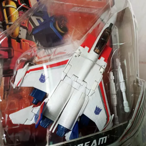 New G1 Transformers Universe Starscream Deluxe Class Action Figure Hasbro 25th - Picture 4 of 5