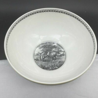 Villeroy & Boch AUDUN FERME Round Footed Serving Bowl 9'' | eBay