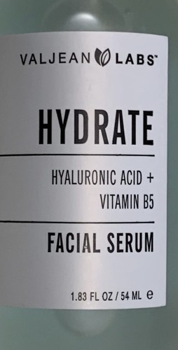 Suero facial hidratado ácido hialurónico + vitamina B5 Valjean Labs 1,83 oz - Imagen 5 de 6