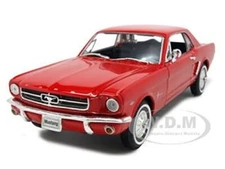 1964 1/2 FORD MUSTANG COUPE RED 1/24 DIECAST MODEL CAR BY WELLY 22451