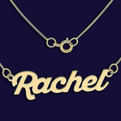 9ct Gold Personalised Name Necklace 