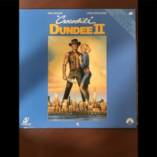 Laser Disc Crocodile Dundee II Movie, good condition