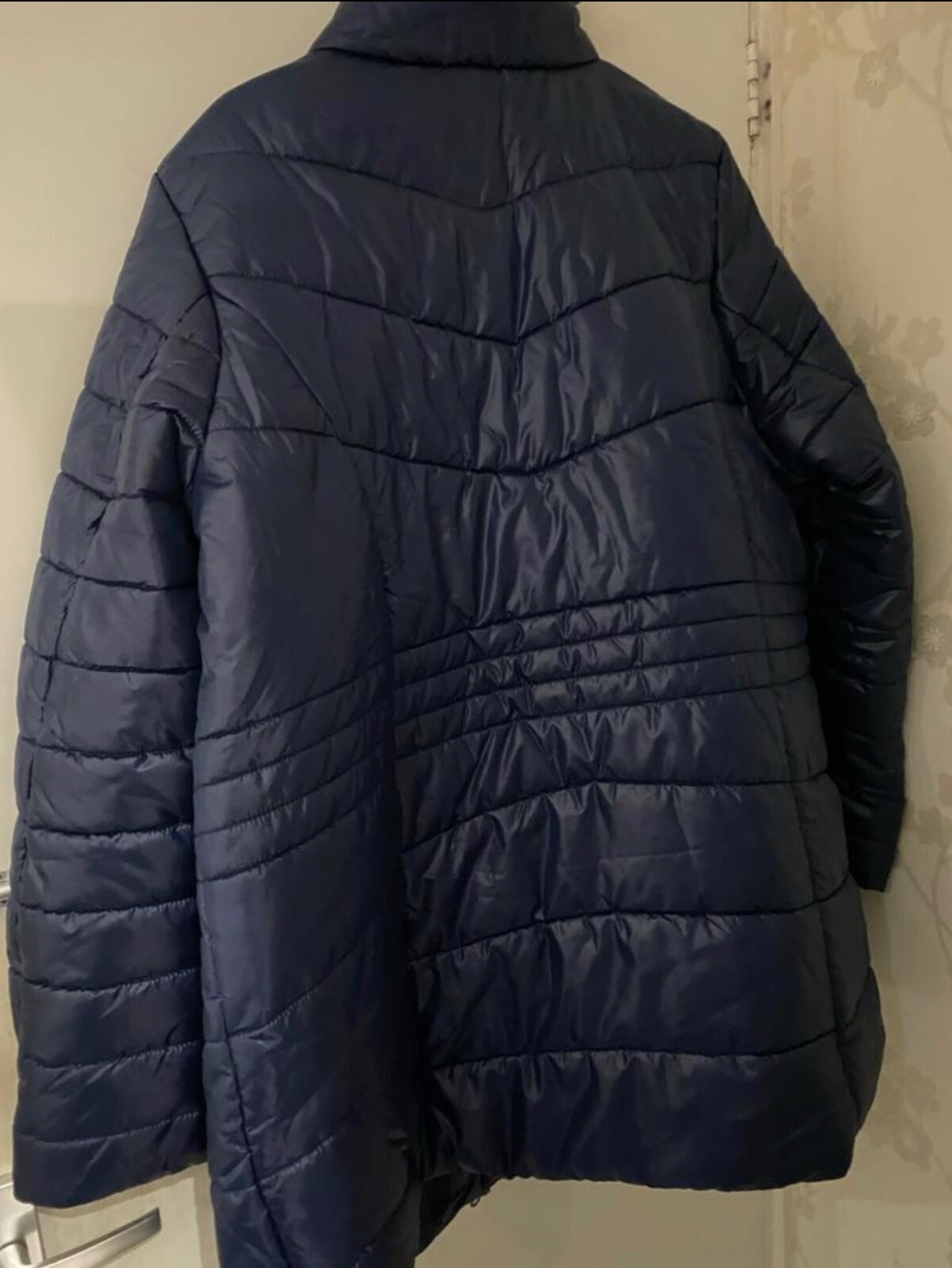 BNWOT CENTIGRADE Dark Navy Blue Quilted Padded Jacket Coat eBay