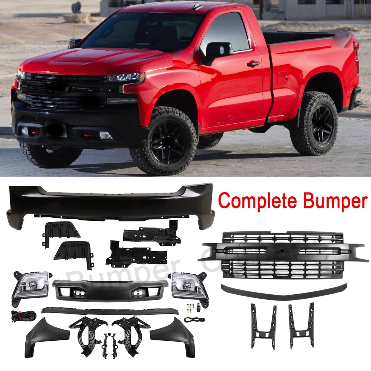 For Chevrolet Silverado 1500 2019 2020 2021 Complete Front