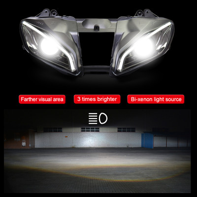 2008-2016 Yamaha YZF R6 1X LED Headlight Assembly | 13S843030000