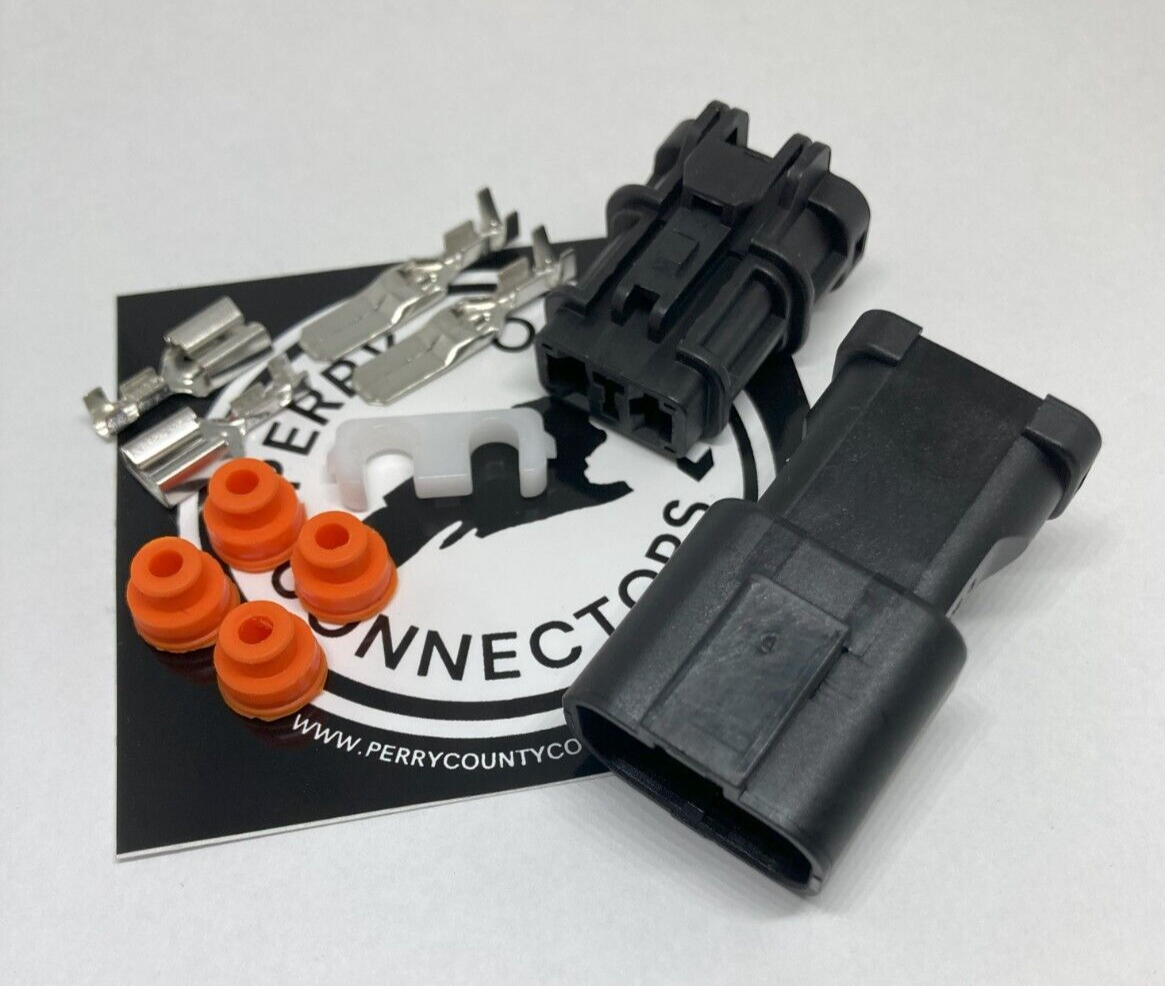 Yazaki 2-Pin Sealed Connector Set 7123-6423-30 7157-6720-40 | eBay