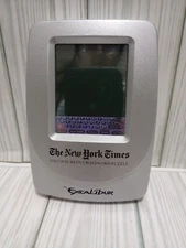  Excalibur New York Times Handheld Electronic Crossword Puzzle Touch Screen