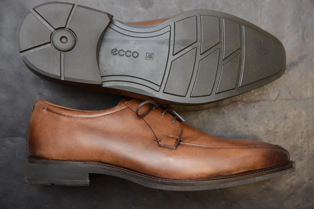 Ecco Men s Calcan Premium Leather Oxford Tie Dress Shoes US 11