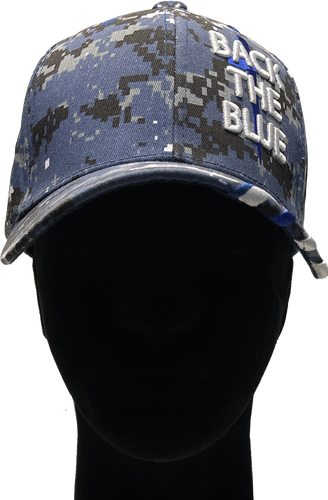 BACK THE BLUE BASEBALL CAP - Digital 