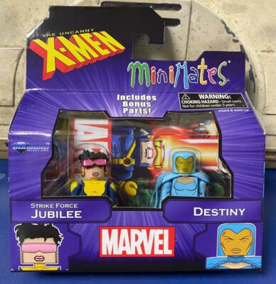 MARVEL MINIMATES SERIES 60 CHASE JUBILEE & DESTINY UNCANNY X-MEN STRIKE FORCE