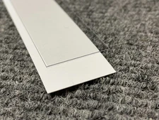 LISTA Paper and Clear Plastic Cover Drawer Label Edge Backing WHITE