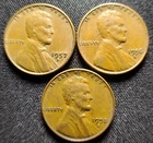 1956/57/58-D Lincoln Wheat Cent (3 Coins)