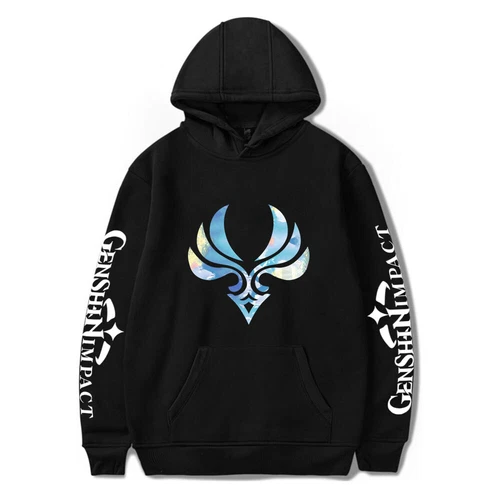 Genshin Impact Hoodie Pullover Jumper Hooded Sweatshirt Sweater Casual Jacket