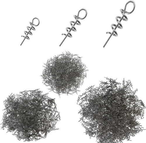 300Pcs 14Mm 18Mm 22Mm Soft Lure Bait Spring Twist Lock Outdoor Fishing Crank Hoo - Picture 1 of 6