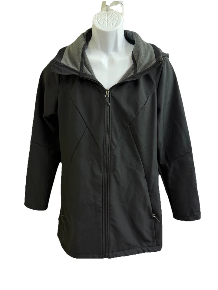 Champion Venture Dry Jacket/Coat Womens Large Hooded Full Zip Zipper Pockets - Image 3 of 4