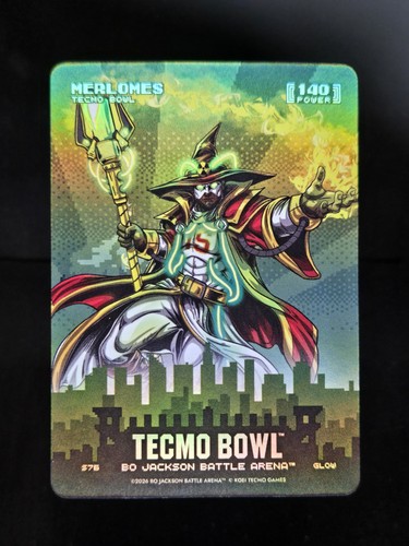 2026 Battle Arena Tecmo Bowl #S76 Patrick Mahomes Skyline Glow Merlomes