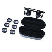 24x Headband Magnifier, 2x, 6x, 10x, with 2 LED Lights, Magnifier f2498