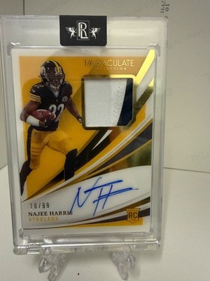 2021 Immaculate Najee Harris RPA Rookie Patch Auto /99 Steelers