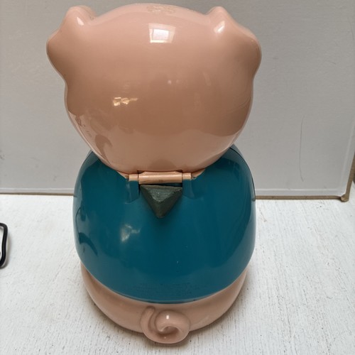 Vintage 10” Fun Damental The Oinking Pig Cookie Jar Working - Picture 5 of 7