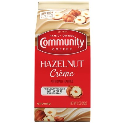 Hazelnut Creme Flavored 12 Ounce, Medium Roast Ground Coffee, 12 Ounce Bag (P...