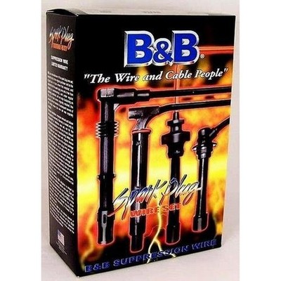 Spark Plug Wire Set-Suppressor Wire Set B & B MANUFACTURING S4-28224