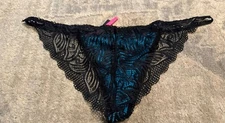 Seven Till Midnight Lace Black  Lingerie Panty Panties Winens Plus Sz 3XL / 4XL