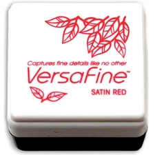 4 Pack - VersaFine Pigment Mini Ink Pad-Satin Red - VFS-10
