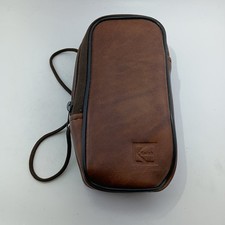 #J) Vntg Used KODAK Made In USA Leather Case Belt Clip