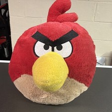 Angry Birds Plush Red Bird Toy Stuffed Animal 8" Medium
