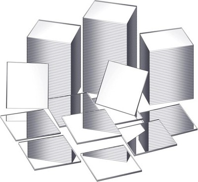 Mini Square Mirror Tiles 1 Inch, 200 Pcs for DIY Crafts and Projects