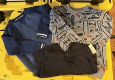 Boys Size 6-7 Clothing Bundle 2 Shirts  1 new Shorts Kids Clothes Casual