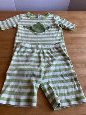 Hanna Andersson Star Wars Yoda Face Short Pajama Set Kids Size 12