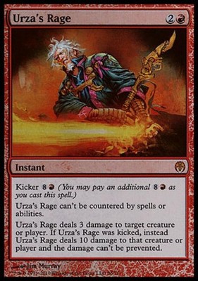 Urza's Rage -Foil Medium Play MTG Duel Decks: Phyrexia vs The Coalition ...