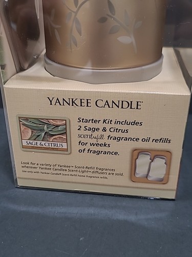 YANKEE CANDLE ScentLight Fragrance Diffuser Cordless Light Sage & Citrus New - Picture 4 of 4