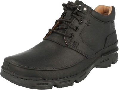 Clarks Mens Rico Rise Black Lea Active Air Flow Casual UK 9,10,11 G