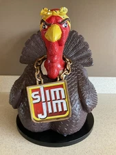Slim Jim Gangsta Turkey Counter Top Display Advertising Piece Thanksgiving