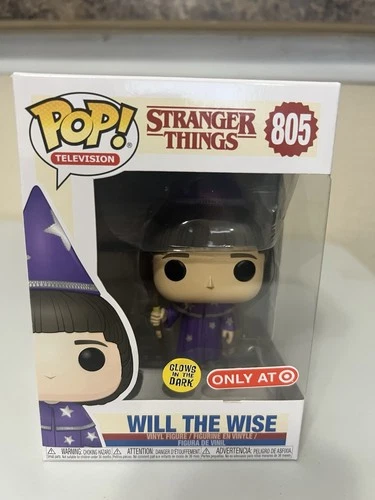 Funko Pop Will The Wise Stranger Things #805 GITD Target Exclusive New