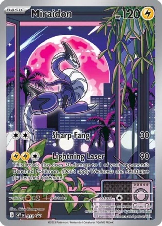 Lightly Played Miraidon - SVP013 - SVP Black Star Promos Pokemon SV Black Star P
