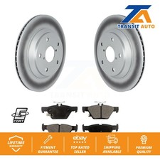 Rear Coated Disc Brake Rotors And Ceramic Pads Kit For 2019-2024 Subaru Forester