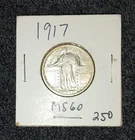 1917 Standing Liberty Quarter Type 1 AU/BU