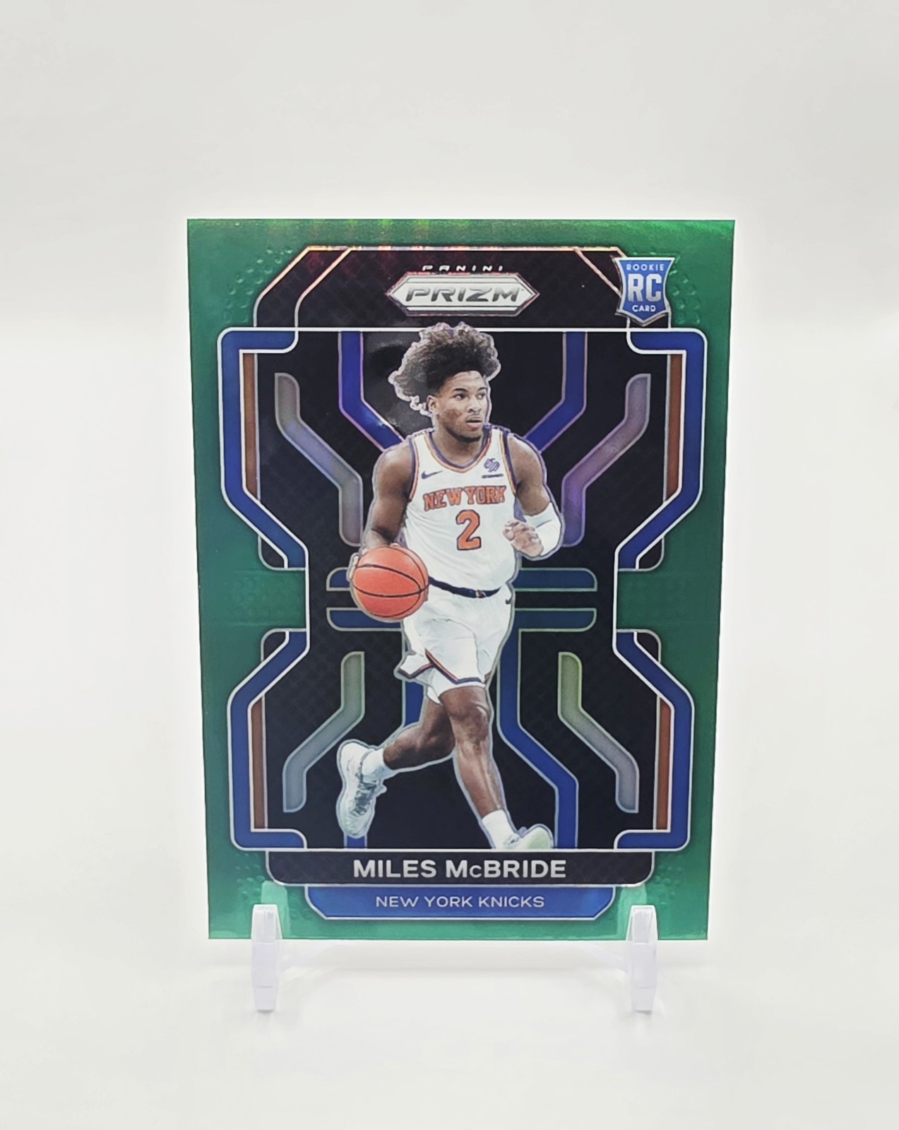 2021-22 Panini Prizm Miles McBride Rookie Green Prizm No. 283