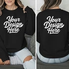 Custom Personalized Women Sweatshirt - Add Your Photo & Text, Front/Back lot