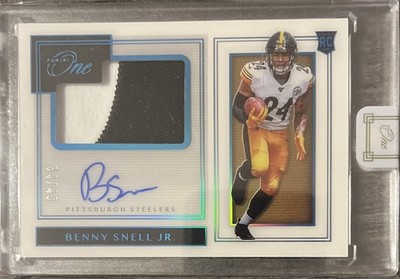 2019 Panini One Blue #104 Benny Snell Jr. JSY AU/49